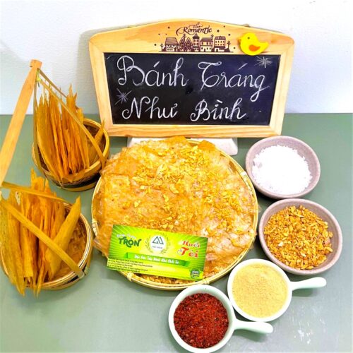 Bánh Tráng Mix MUỐI TỎI Xì Ke Như Bình Mỏng Dẻo Siêu Cay Cấp Độ 10 BAO HÍT HÀ